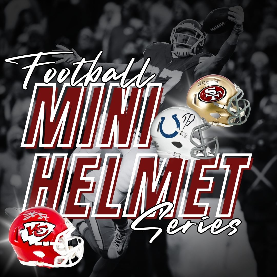 autographed football mini helmet Autographed Mini Helmet Hobby Box – INK'd Hobby Boxes
