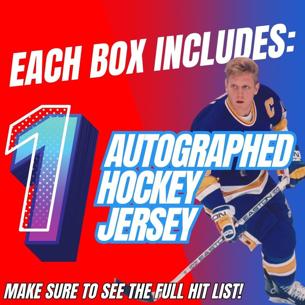 2024 Autographed Hockey Jersey Hobby Box