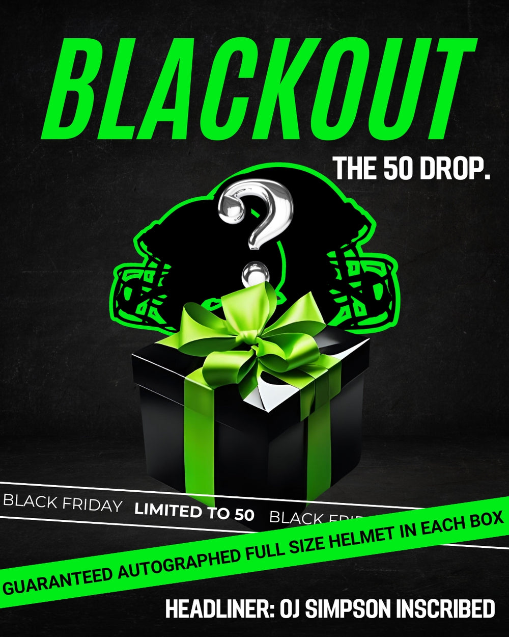 BLACKOUT: Black Friday Full Size Helmet Mystery Box