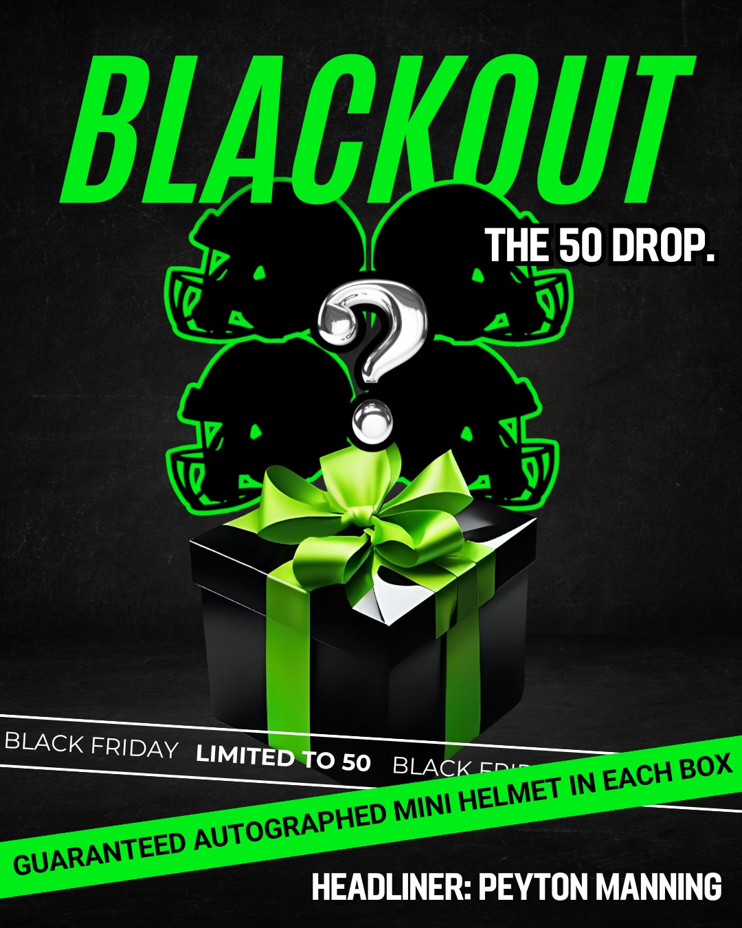BLACKOUT: Black Friday Mini Helmet Mystery Box